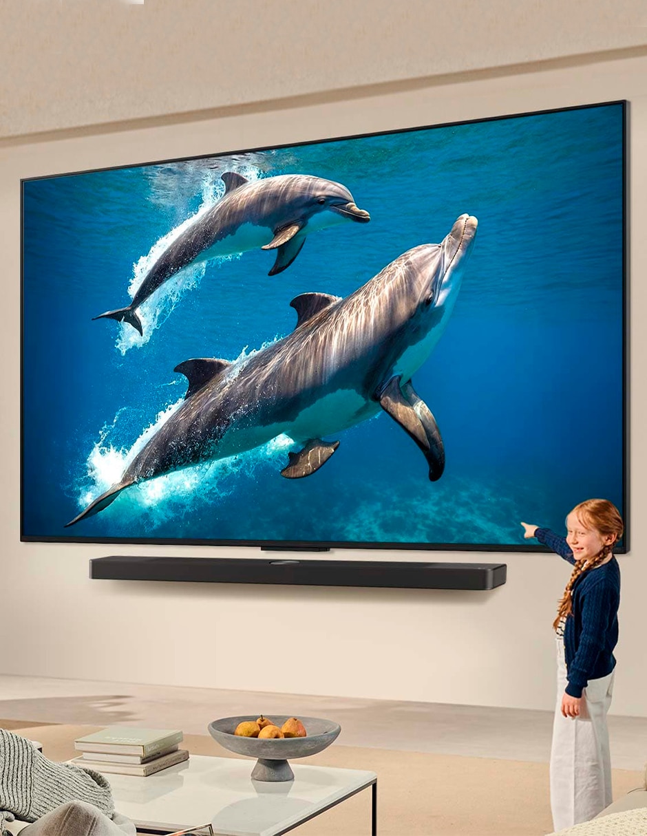 Pantalla Smart TV Lg QNED de 55 pulgadas 4K 55QNED83ASG con Evo AI