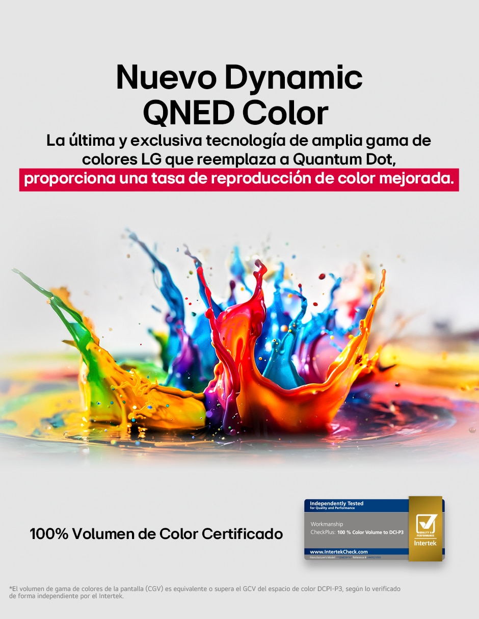 Pantalla Smart TV Lg QNED de 55 pulgadas 4K 55QNED83ASG con Evo AI