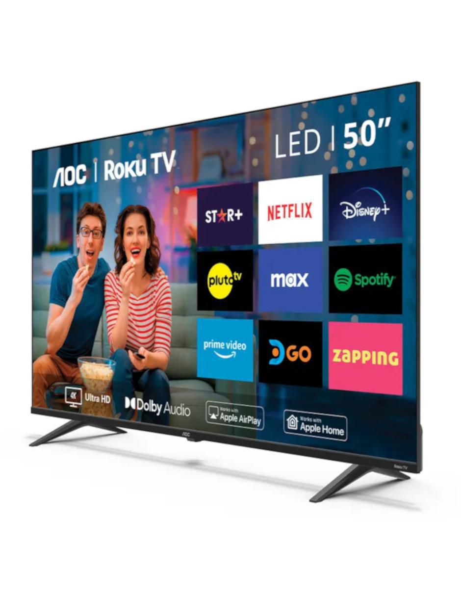 Pantalla Smart TV LED de 50 pulgadas 4K/UHD 50U7045/85A con Roku TV 2