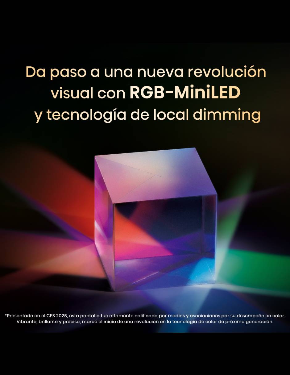 Pantalla Smart TV Hisense Mini LED de 100 pulgadas 4K/UHD 100UX con Google TV con Hi-View AI Engine X