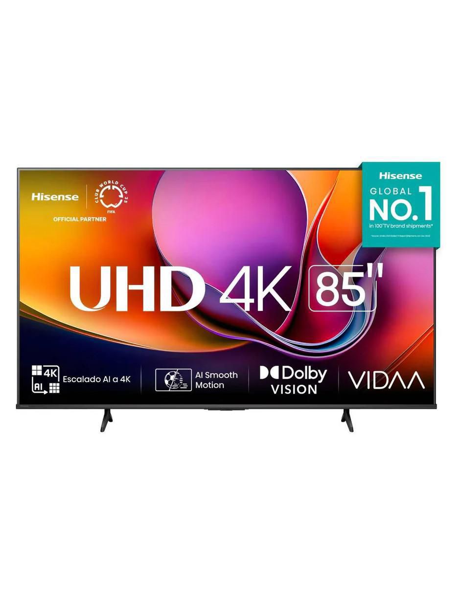 Pantalla Smart TV LED de 85 pulgadas 4K/UHD 85A65NV con AI Smooth Motion