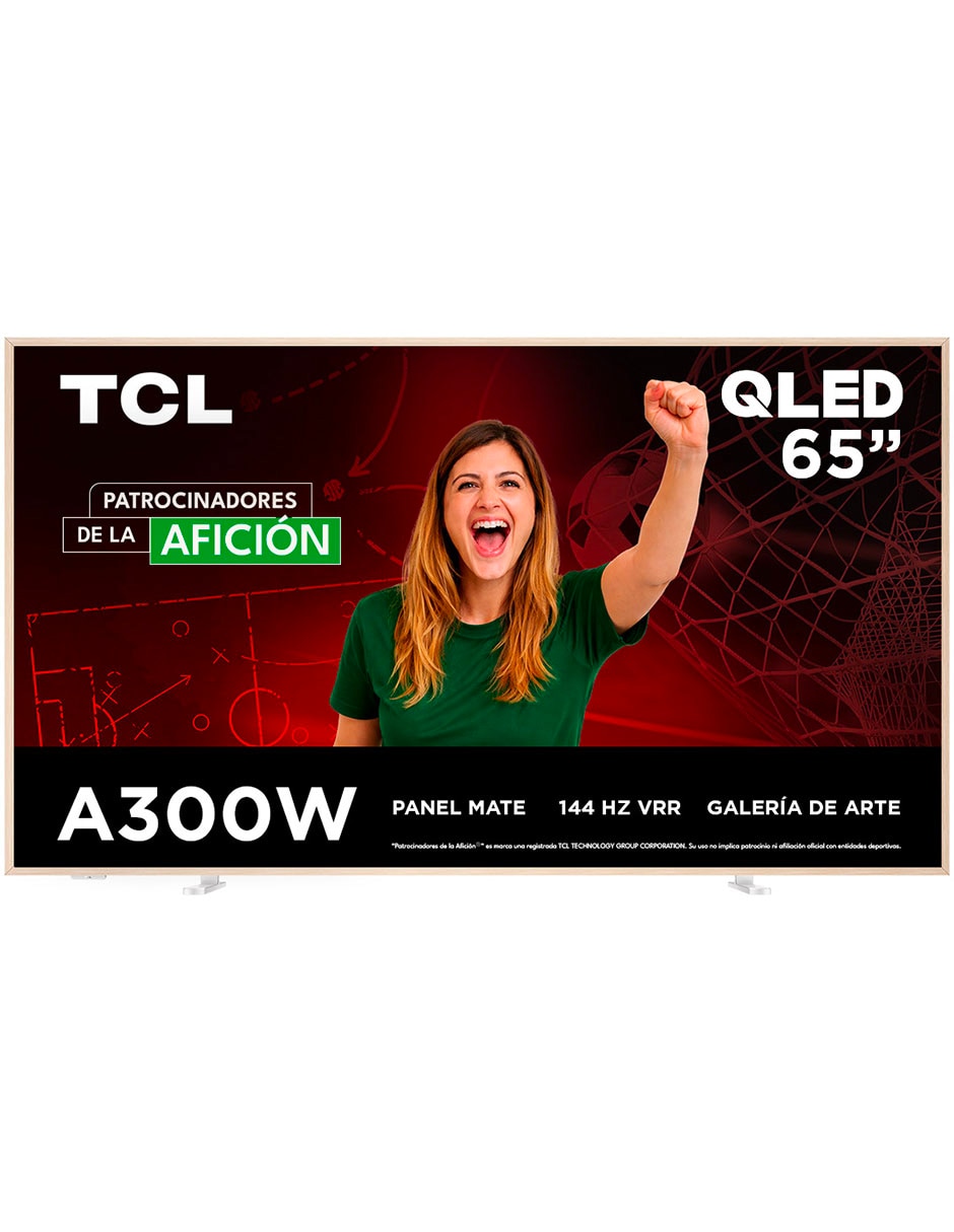 Pantalla Smart TV QLED de 65 pulgadas 4K/UHD 65A300W con Google TV