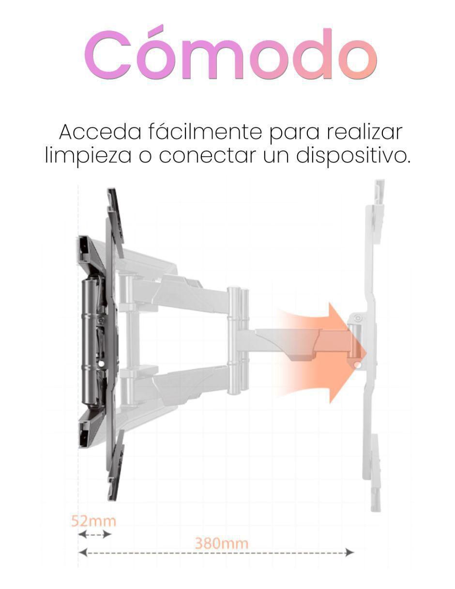 Soporte de pared para pantalla inclinable 40 - 80 pulgadas Soporte de pared para pantalla inclinable 40 - 80 pulgadas