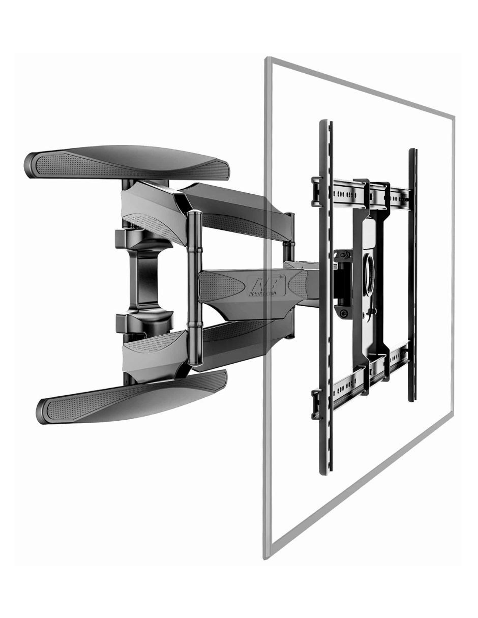 Soporte de pared North Bayou para pantalla articulado 55 - 80 pulgadas