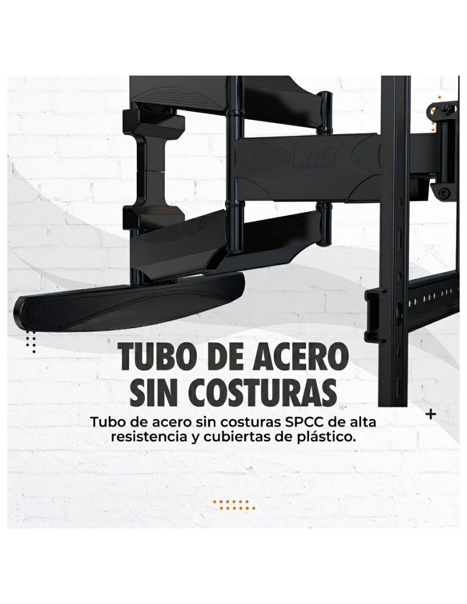 Soporte de pared North Bayou para pantalla articulado 55 - 80 pulgadas