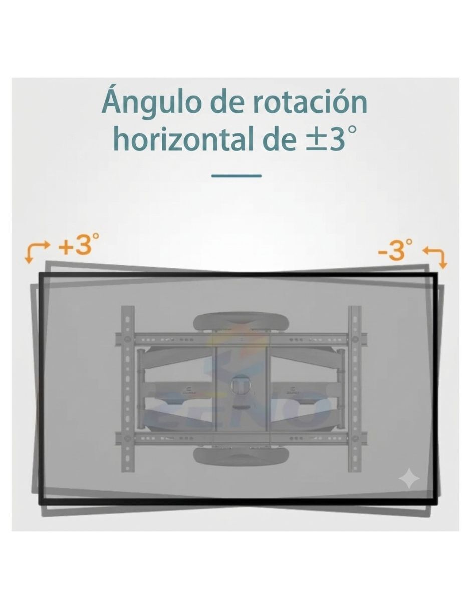 Soporte de pared North Bayou para pantalla articulado 42 - 80 pulgadas