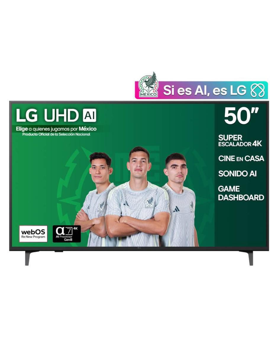 Pantalla Smart TV LED de 50 puadas 4K/UHD 50UA7500PSA con AI webOS 1