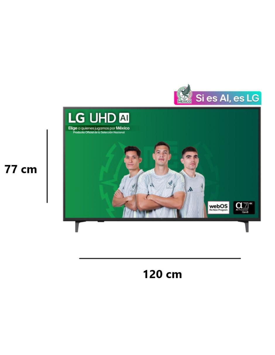 Pantalla Smart TV LED de 50 puadas 4K/UHD 50UA7500PSA con AI webOS 7