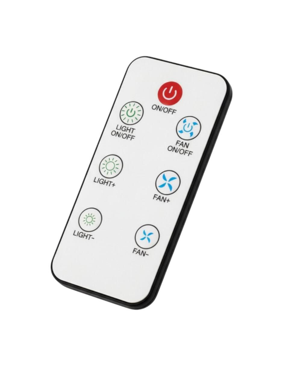 Control remoto IR ventilador foco techo