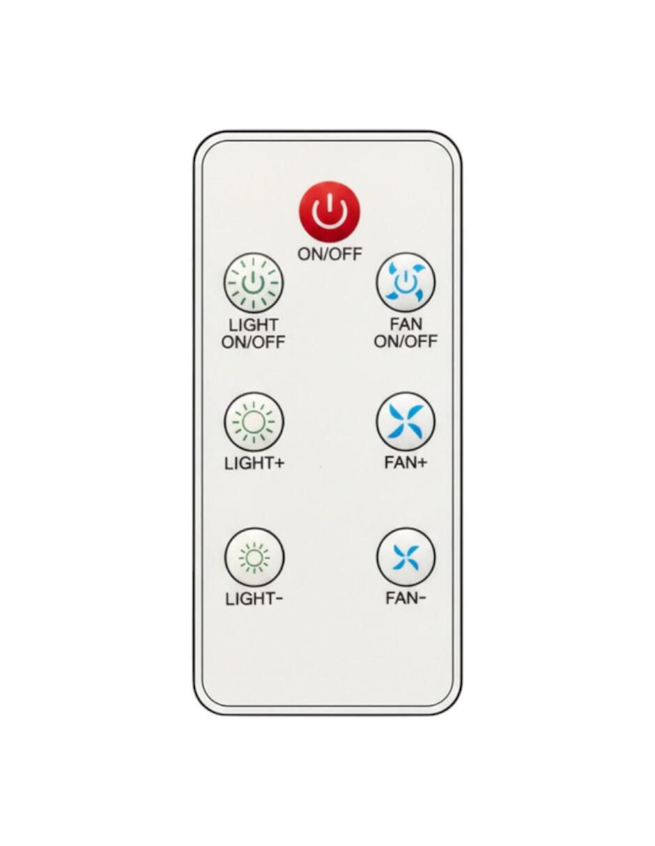 Control remoto IR ventilador foco techo 1