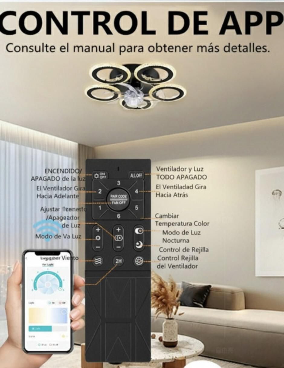 Control remoto IR ventilador de techo Control remoto IR ventilador de techo
