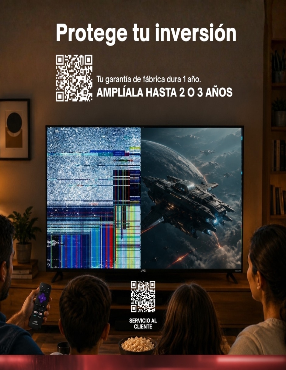 Smart tv led de 24 pulgadas hd si24r con roku tv 6