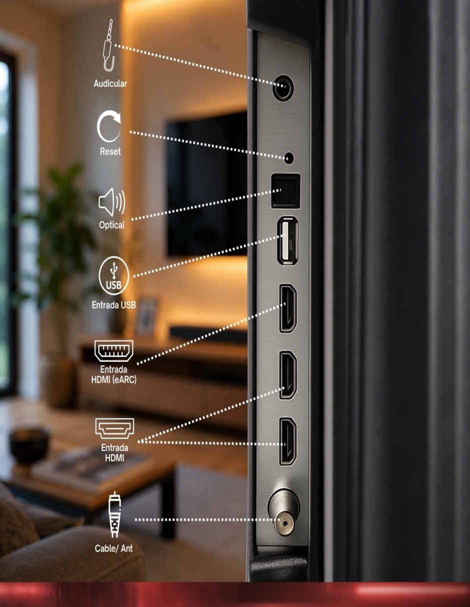 Smart tv led de 24 pulgadas hd si24r con roku tv 8