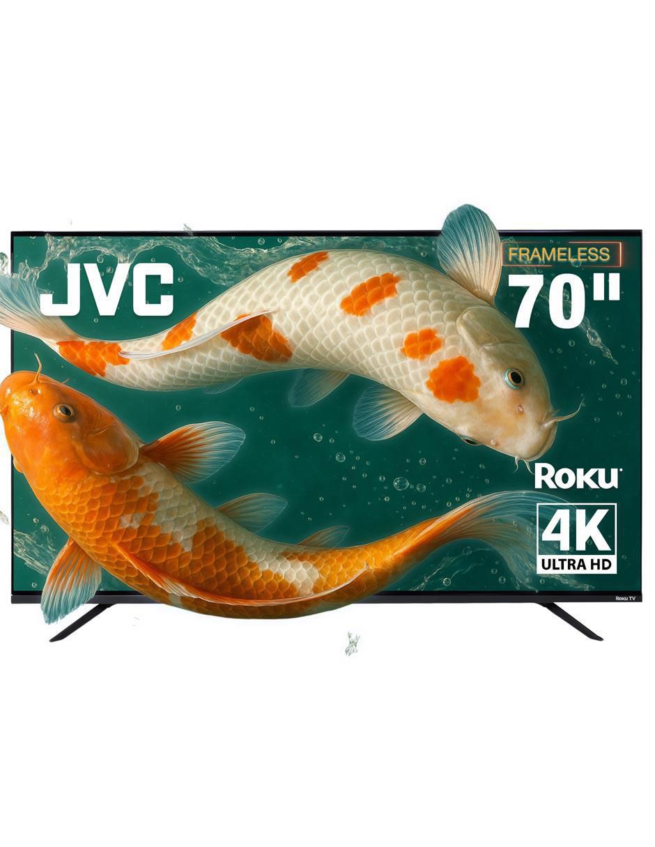 Pantalla Smart TV LED de 70 pulgadas 4K/UHD SI70URF con Roku TV