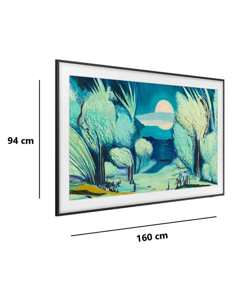 Pantalla Smart TV Samsung QLED de 65 pulgadas 4K/UHD The Frame con Tizen con AI VISION