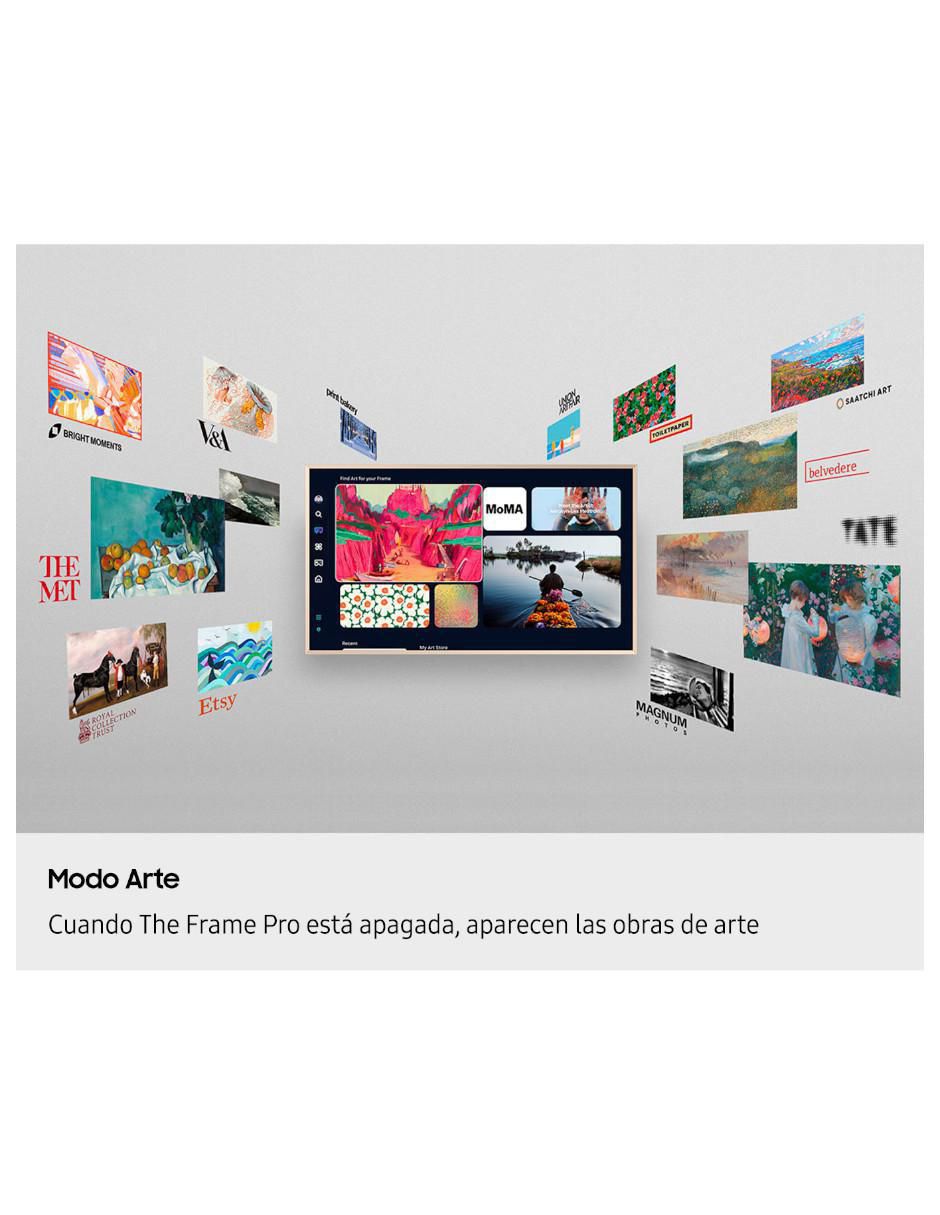 Pantalla Smart TV Samsung QLED de 65 pulgadas 4K/UHD The Frame con Tizen con AI VISION
