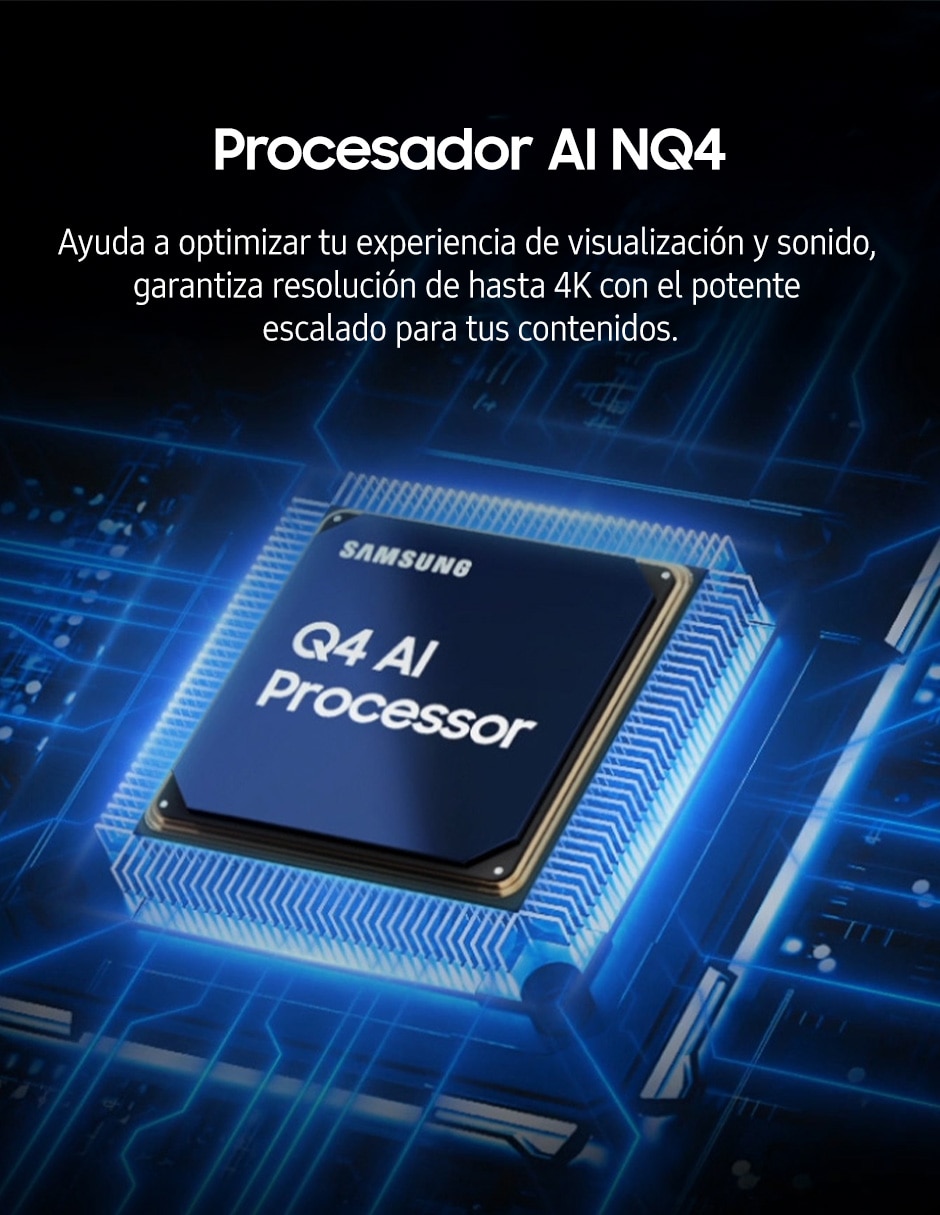Pantalla Smart TV QLED de 43 pulgadas 4K QN43Q7FAAFXZX con AI escalado a 4K 8