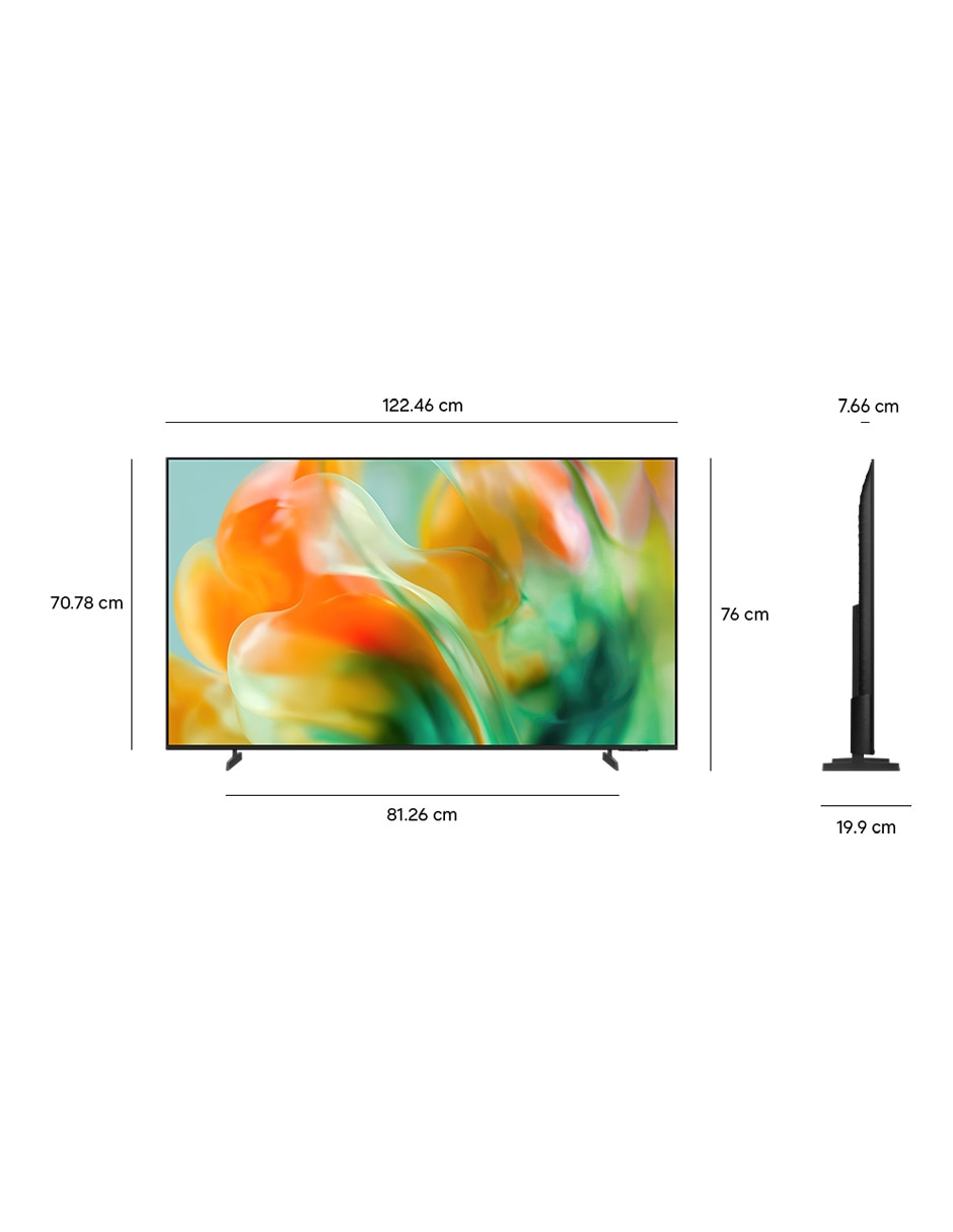 Pantalla Smart TV LED de 55 pulgadas 4K UN55M80HAFXZX con Tizen con AI escalado a 4K