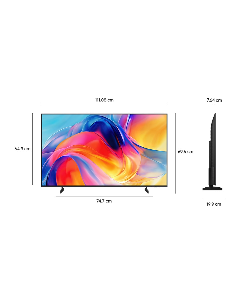 Pantalla Smart TV LED de 50 pulgadas 4K UN50M70HAFXZX con Tizen con AI escalado a 4K 2