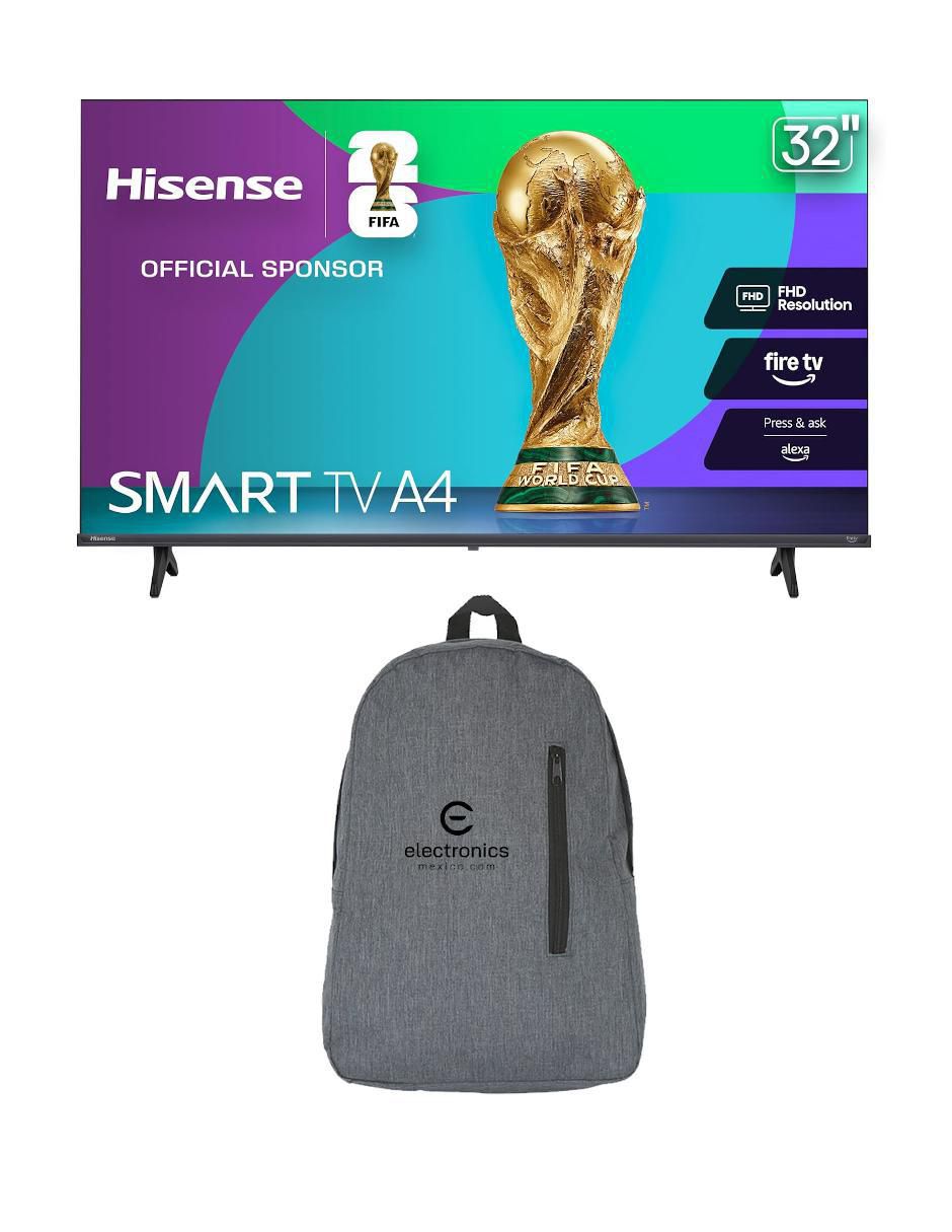 Pantalla Smart TV LED de 32 pulgadas Full HD 32A4NF con Fire OS