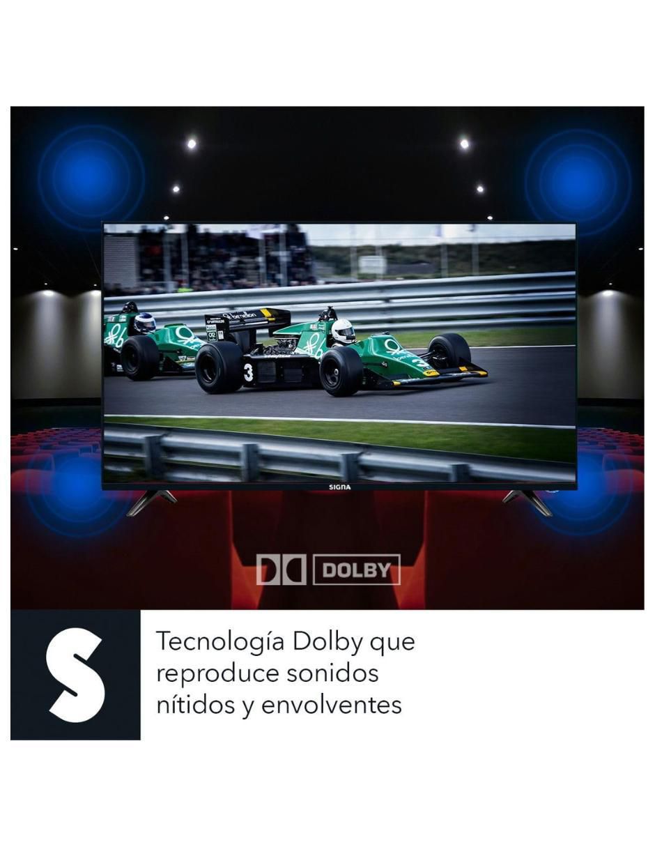 Pantalla smart tv led de 32 pulgadas hd signa smart tv pantalla 32 hd 1080p android tv pantalla inteligente led dolby hd compatible con app de streaming tvhd television smart (32 pulgadas) con google tv con 2