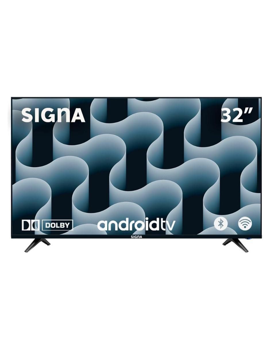 SIGNA Pantalla smart tv signa led de 32 pulgadas hd signa smart tv pantalla 32 hd 1080p android tv pantalla inteligente led dolby hd compatible con app de streaming tvhd television smart (32 pulgadas) con google tv con