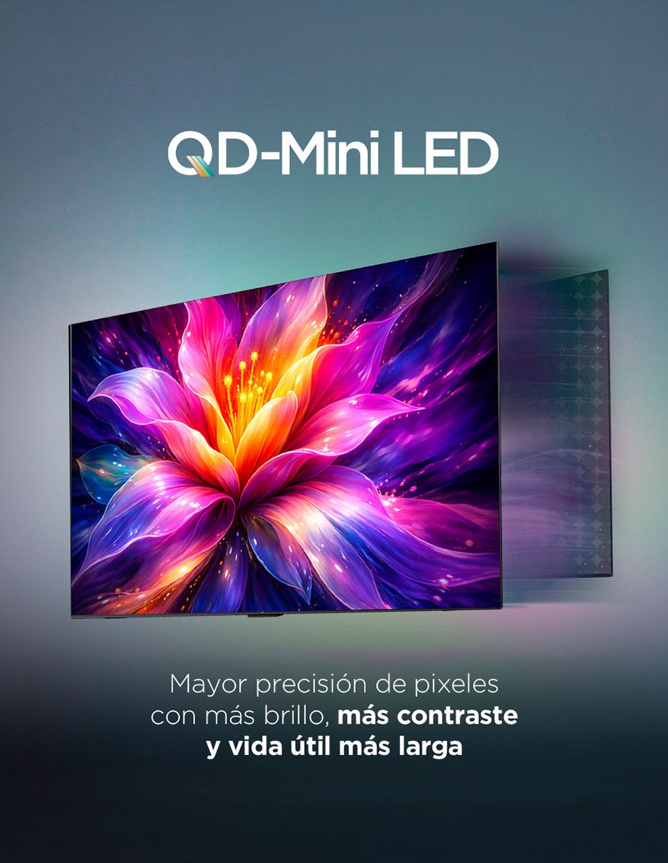 Pantalla Samrt TV Mini LED de 98 Pulgadas 4K/UHD 98QM64L con Fire OS 3
