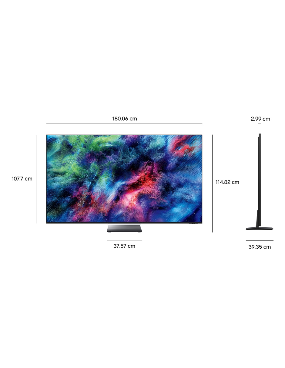 Pantalla Smart TV Samsung Micro RGB de 85 pulgadas 4K MRN85R95HAFXZX con AI escalado a 4K