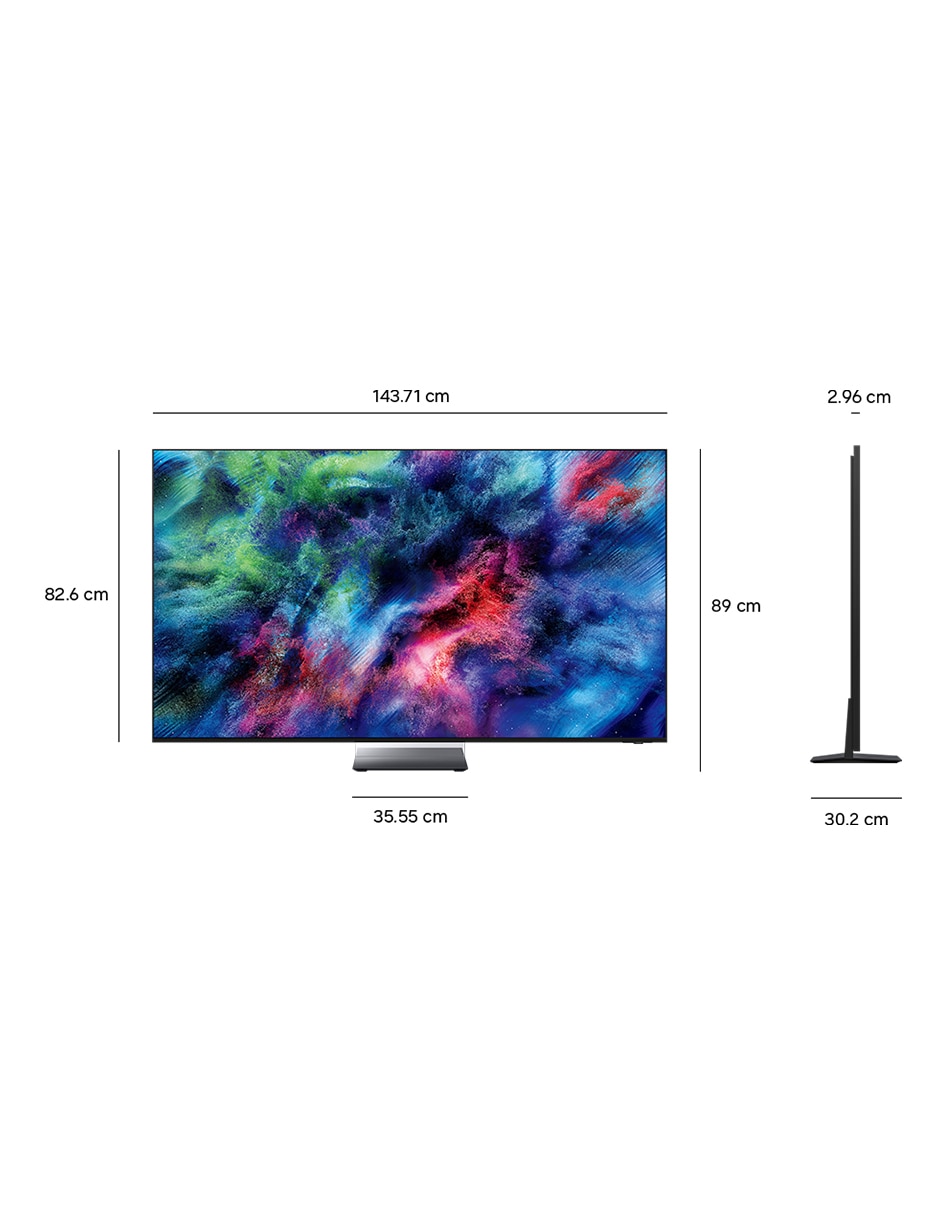 Pantalla Smart TV Neo QLED de 65 pulgadas 4K mrn65r95hafxzx con AI escalado a 4K 9