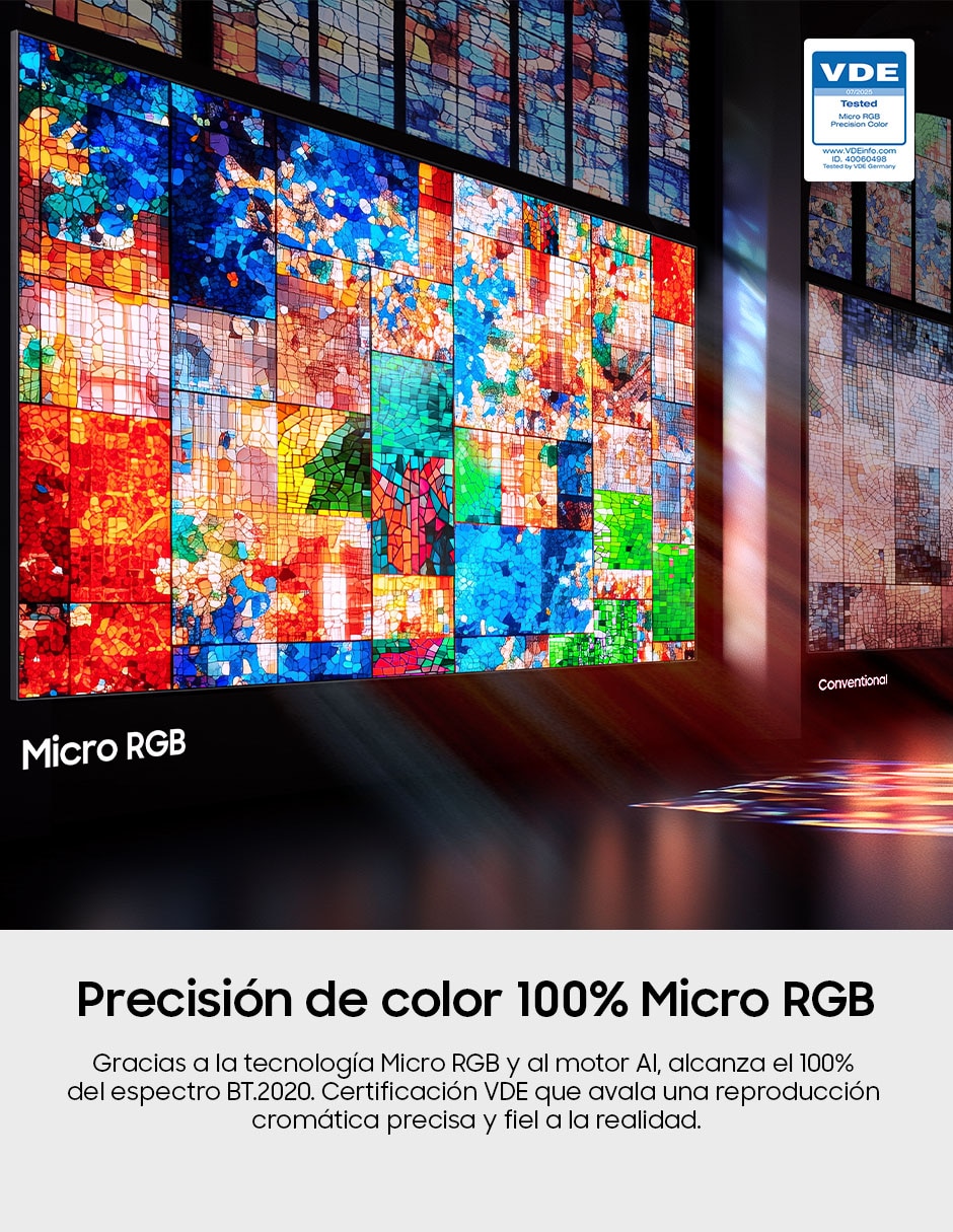 Pantalla Smart TV Neo QLED de 65 pulgadas 4K mrn65r95hafxzx con AI escalado a 4K 7