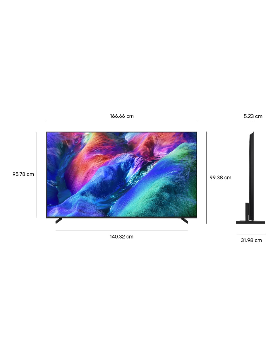 Pantalla Smart TV Neo QLED de 75 pulgadas 4K mrn75r85hafxzx con AI escalado a 4K 9