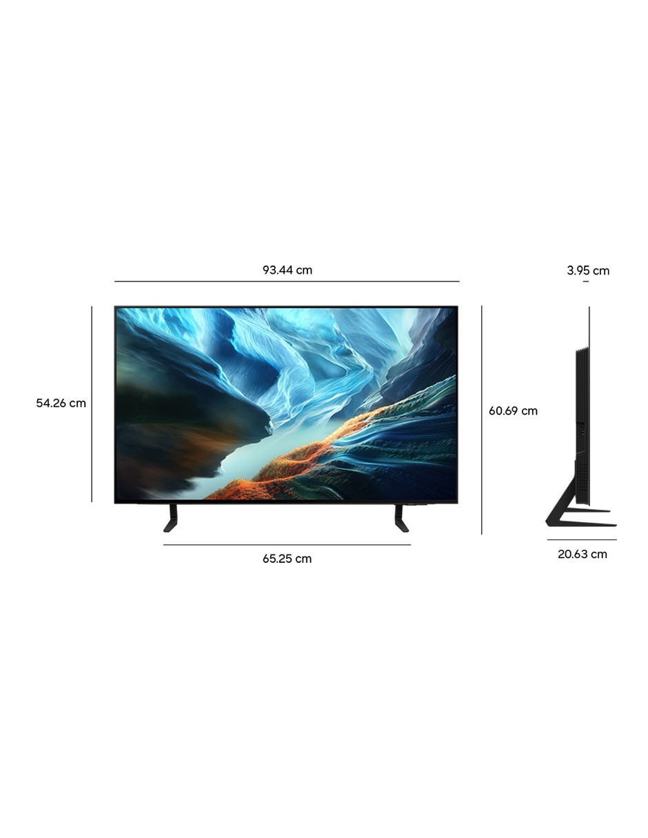 Pantalla smart tv Samsung Oled de 42 pulgadas 4K QN42S90HAEXZX con Tizen y AI escalado a 4K