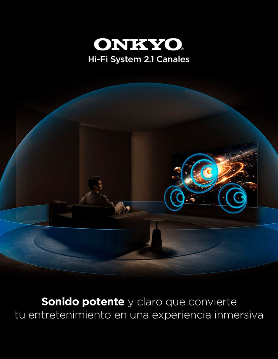Pantalla Smart TV de 65 pulgadas QD- mini LED de 4K/UHD 65QM64L con Fire OS