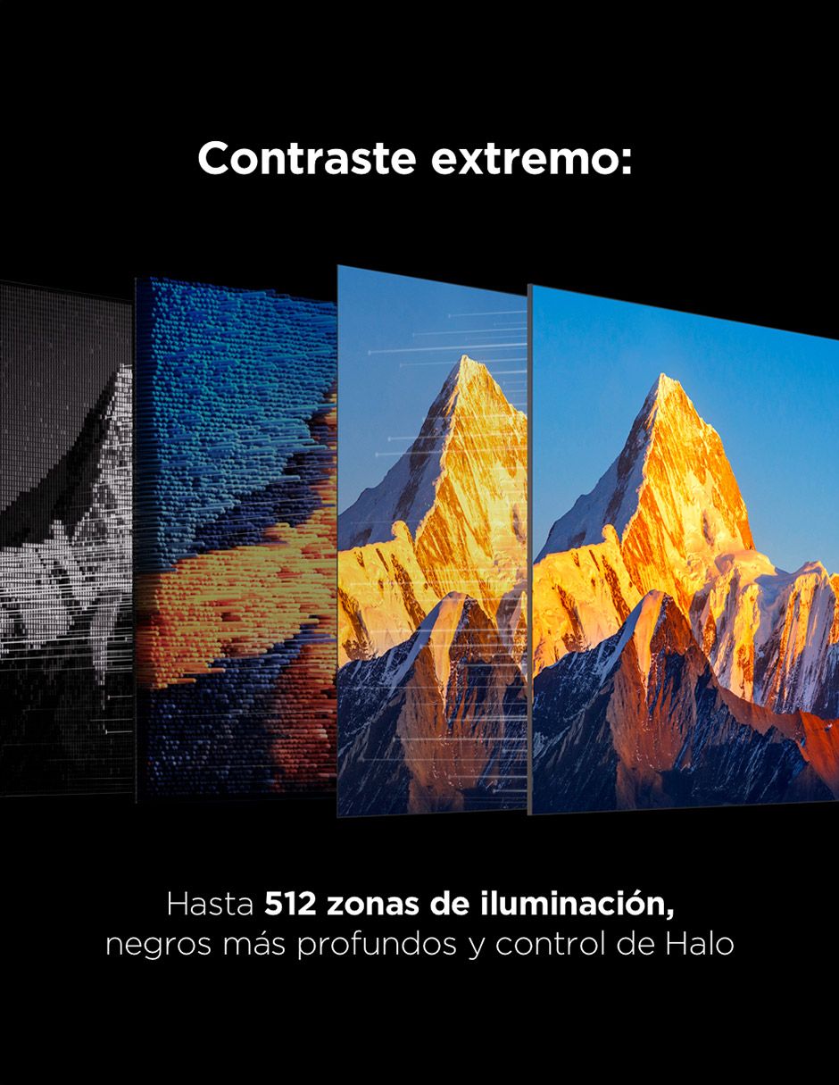 Pantalla Smart TV de 65 pulgadas QD- mini LED de 4K/UHD 65QM64L con Fire OS 6