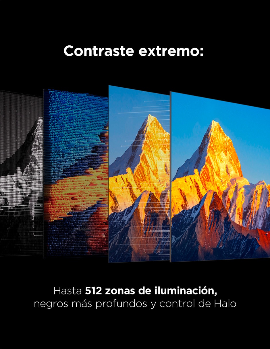 Pantalla Smart TV QD- mini LED de 55 pulgadas 4K/UHD 55QM64L con Fire OS