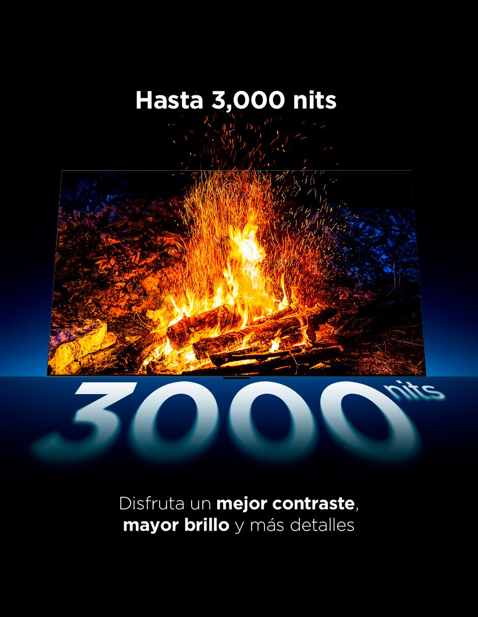 Pantalla Smart TV SQD- mini LED de 65 pulgadas 4K/UHD 65QM7L con Google TV 10