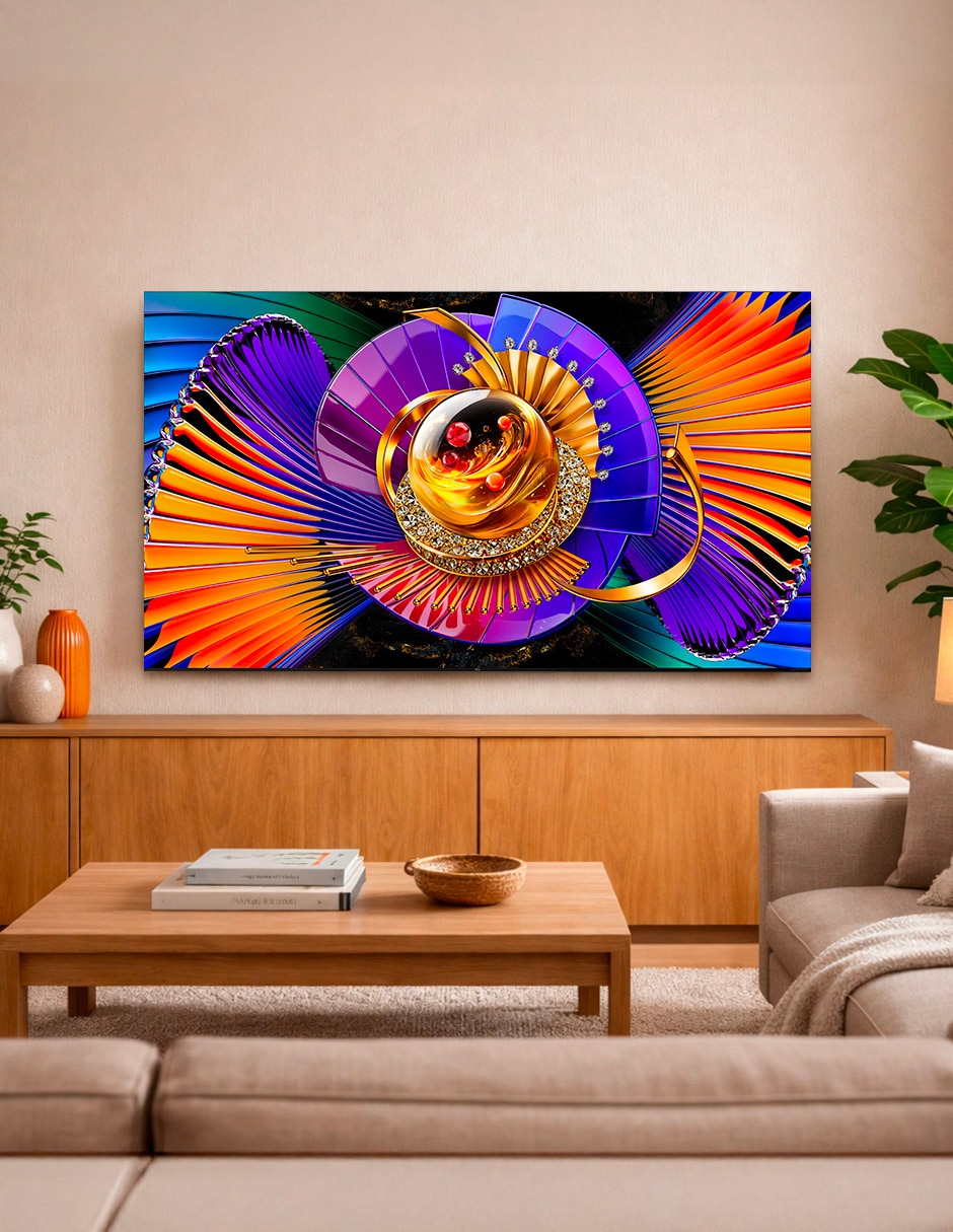 Pantalla Smart TV TCL SQD-MiniLed de 55 pulgadas 4K/UHD 55QM7L con Google TV