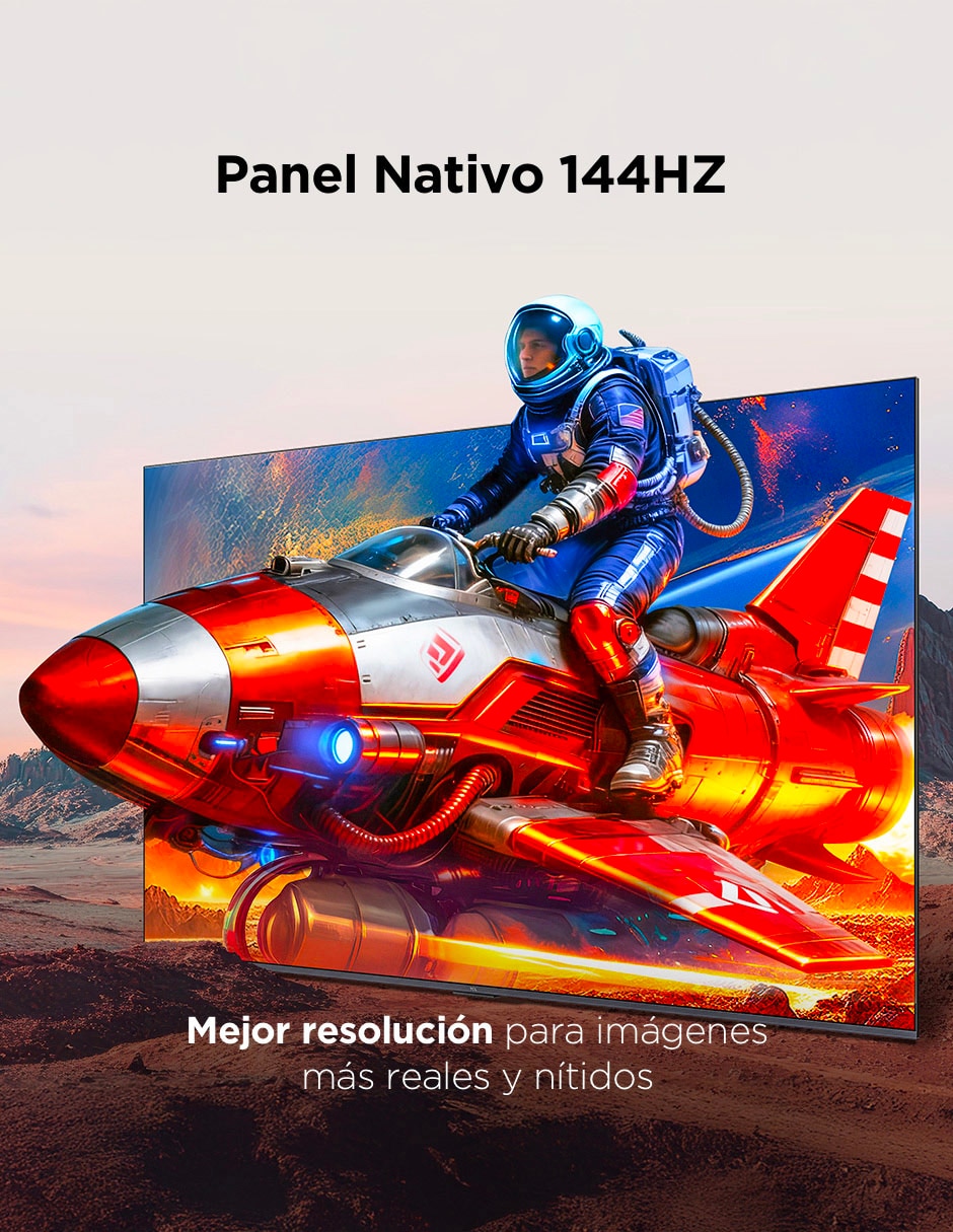 Pantalla Smart TV Tcl QLED de 85 pulgadas 4K/UHD 85A400 con Google TV