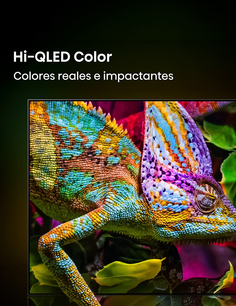 Pantalla Smart TV Hisense QLED de 85 pulgadas 4K/UHD 85QD6SFM con Fire OS con AI Smooth Motion