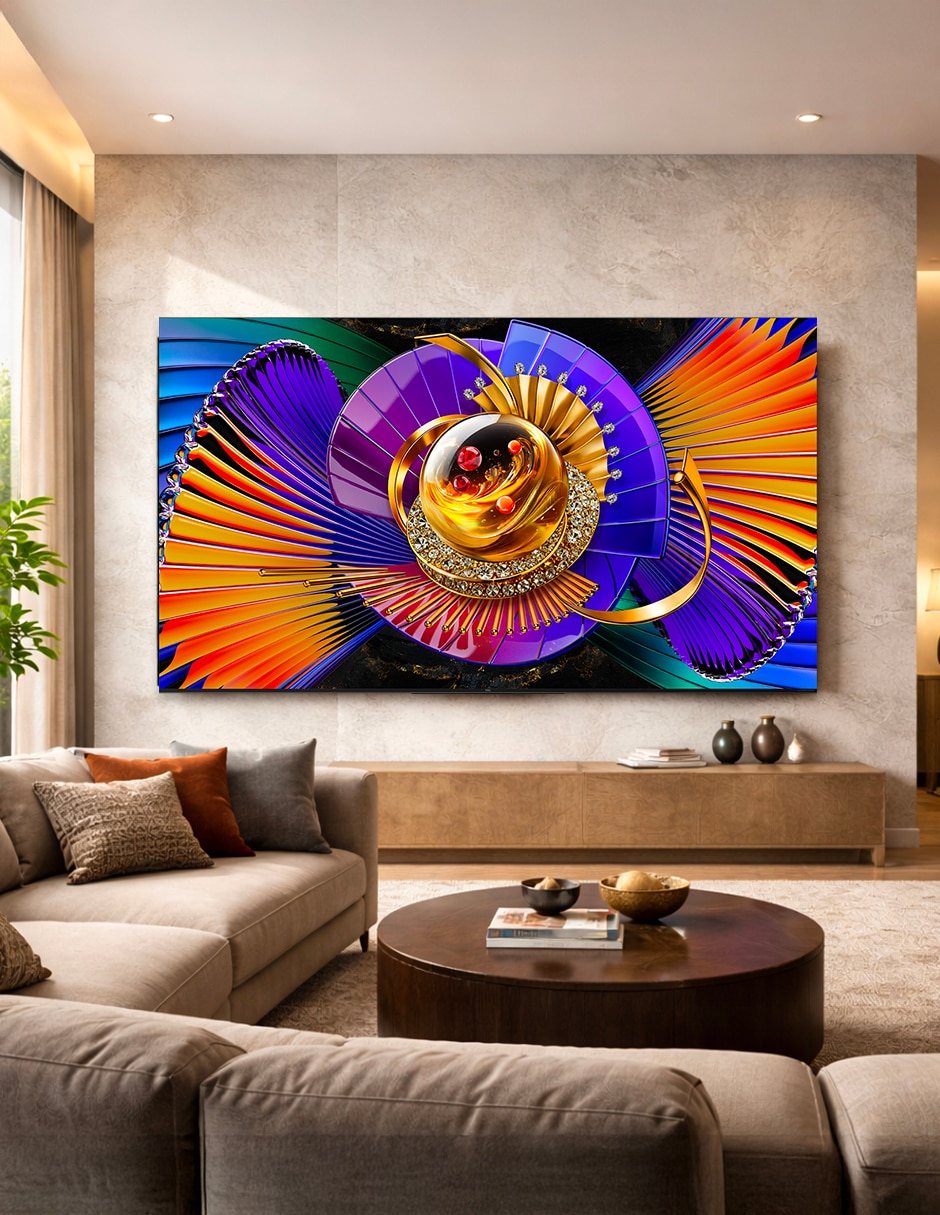 Pantalla smart tv qd- mini led 75 pulgadas 4k/uhd 75qm7l con google tv 11