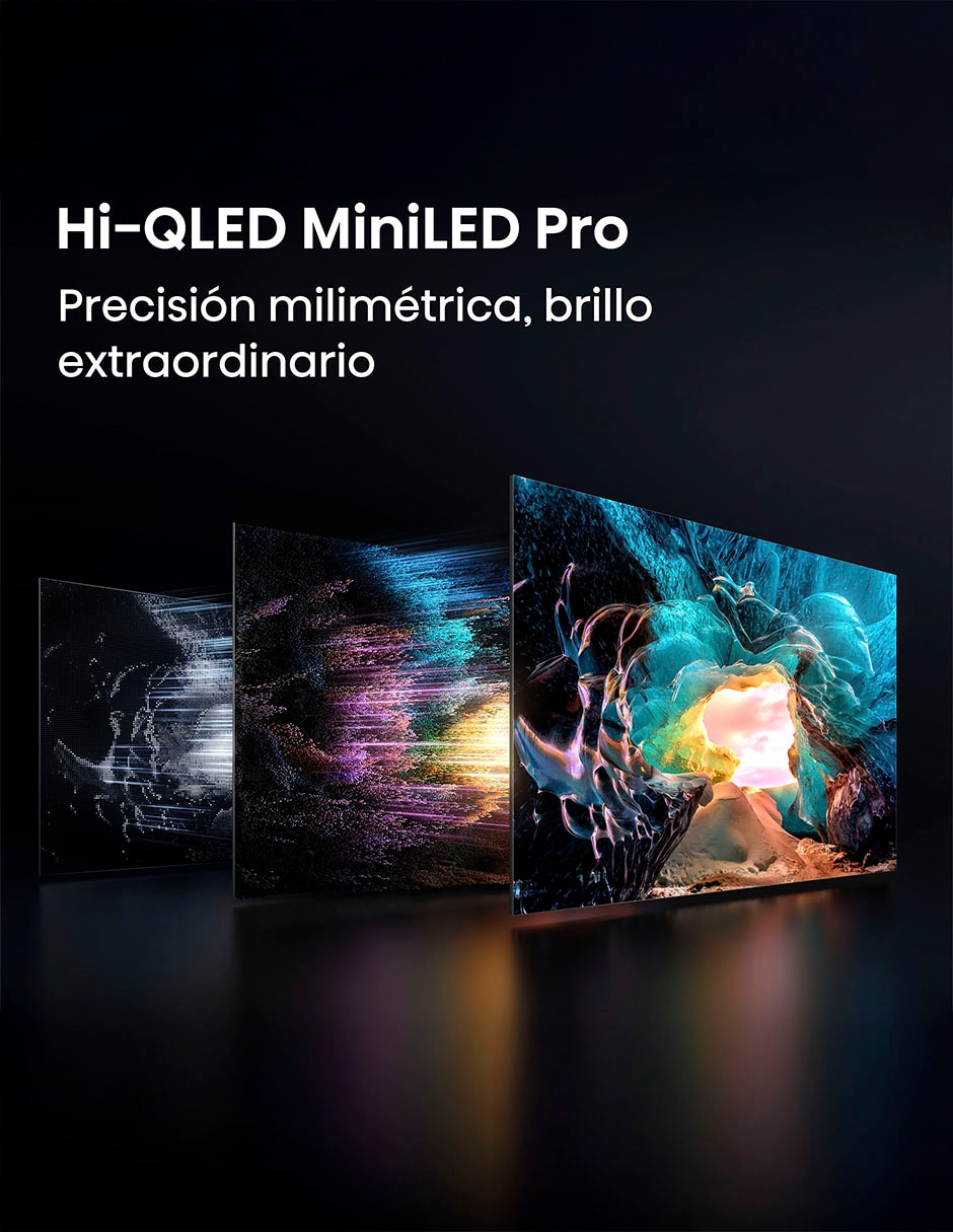 Pantalla Smart TV Hisense Mini LED 65 pulgadas 4K/UHD 65U7SFM con AI Smooth Motion