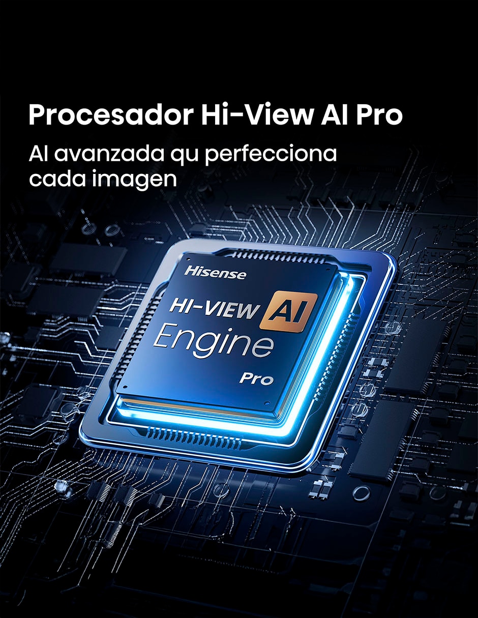 Pantalla Smart TV Hisense Mini LED 65 pulgadas 4K/UHD 65U7SFM con AI Smooth Motion
