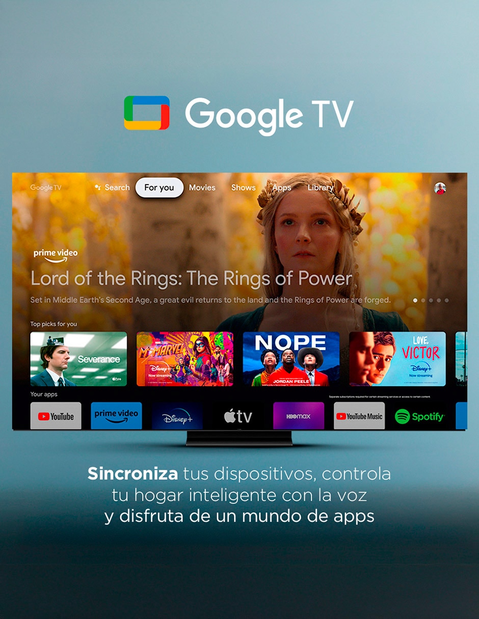 Pantalla Smart TV de 85 pulgadas SQD- mini LED 4K/UHD 85QM7L con Google TV Pantalla Smart TV de 85 pulgadas SQD- mini LED 4K/UHD 85QM7L con Google TV