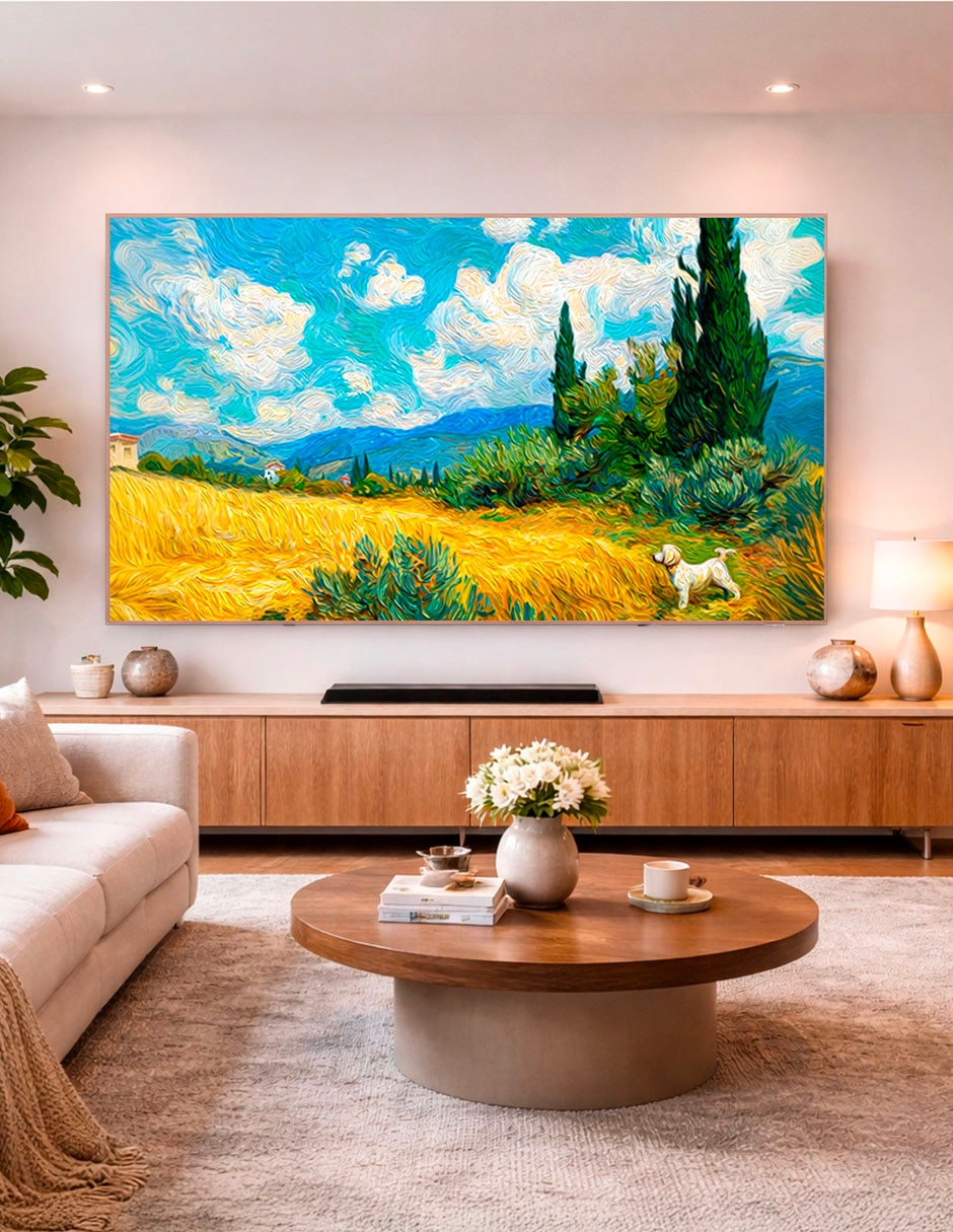 Pantalla Smart TV Tcl QD- mini LED de 65 pulgadas 4K/UHD 65A400 Pro con Google TV