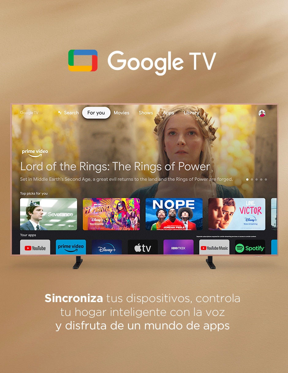 Pantalla Smart TV Tcl QD- mini LED de 75 pulgadas 4K/UHD 75A400 Pro con Google TV
