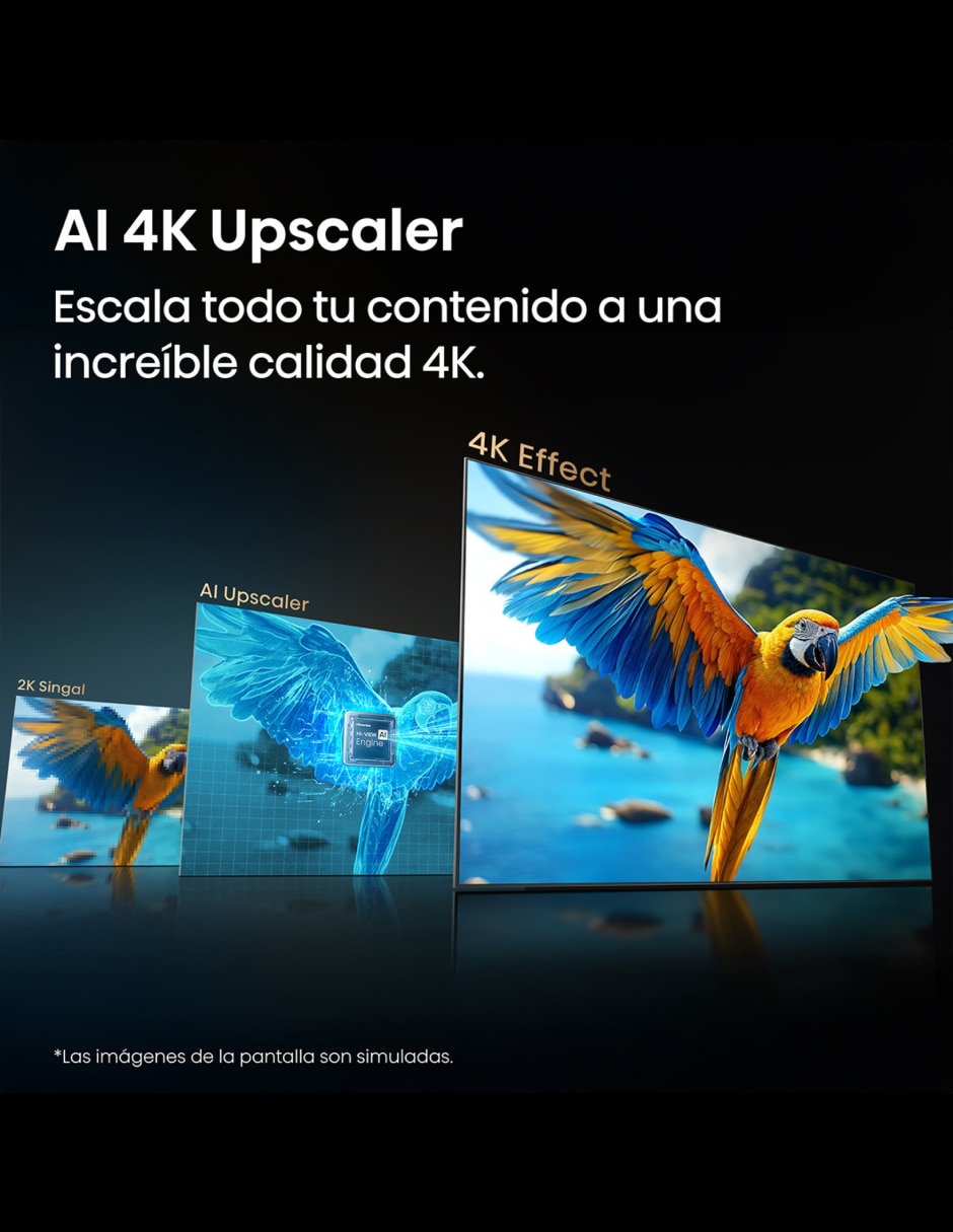 Television hisense qled de 4k/uhd 75qd6sfm con fire os con ai picture