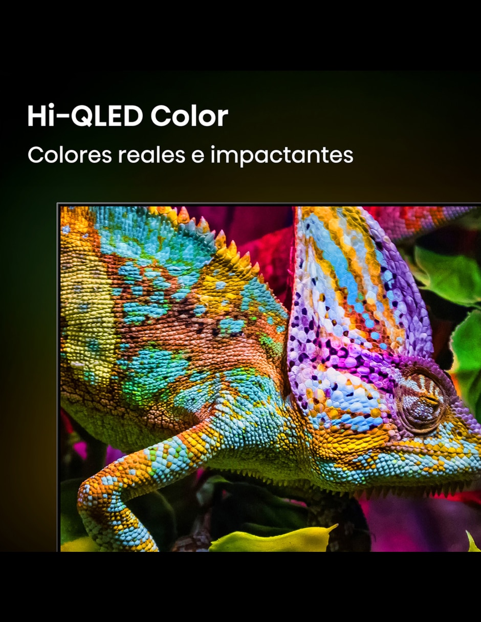 Television hisense qled de 4k/uhd 75qd6sfm con fire os con ai picture