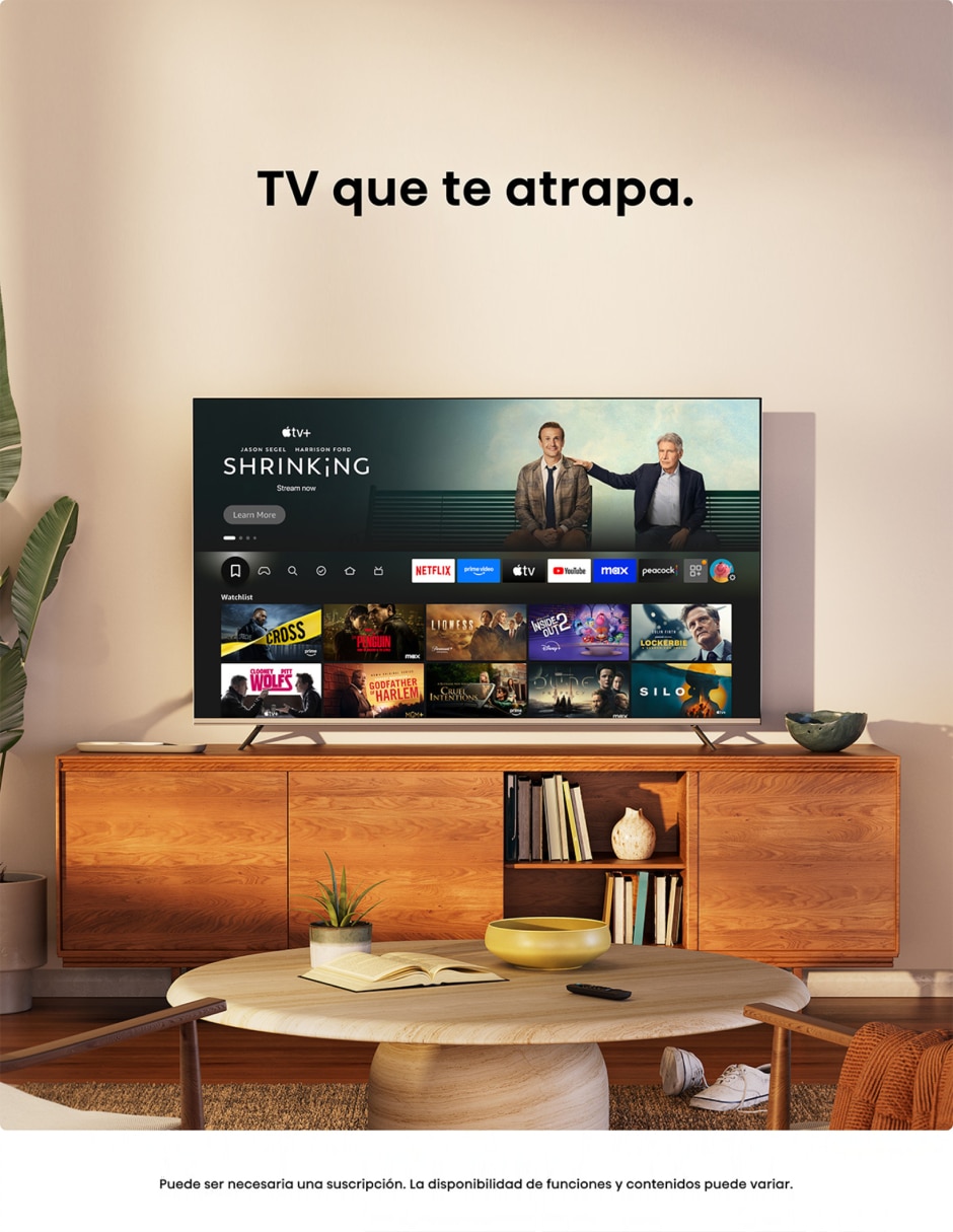 Television hisense qled de 4k/uhd 75qd6sfm con fire os con ai picture