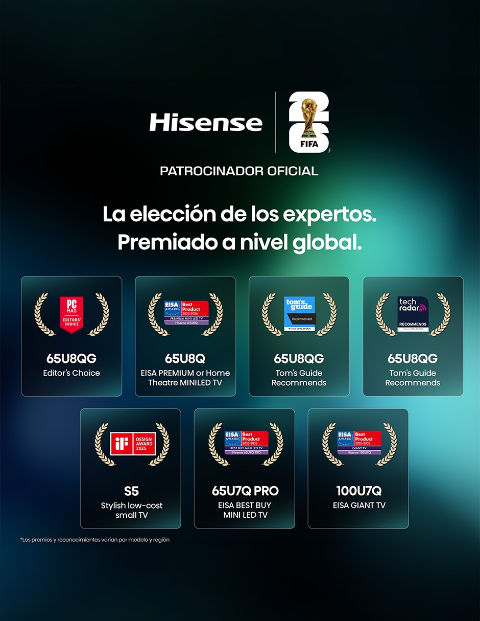 Pantalla Smart TV Hisense Mini LED 85 pulgadas 4K/UHD 85U7SG con Android TV con AI Smooth Motion