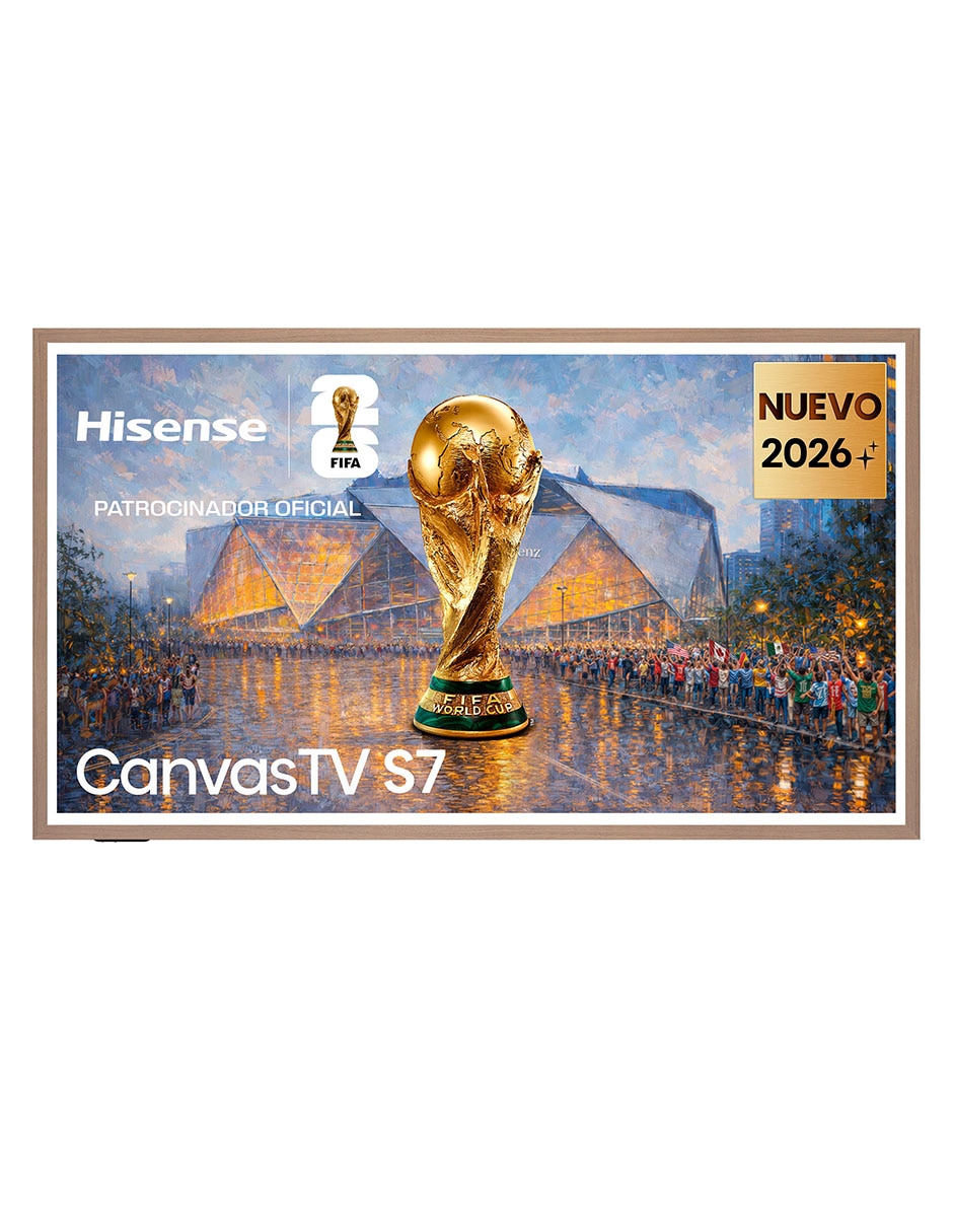 Pantalla Smart TV Hisense QLED 55 pulgadas 4K/UHD 55S7SG con Android TV con AI Smooth Motion